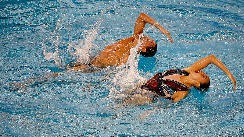 Emma García y Dennis González, plata en natación artística, primera medalla de España en Cracovia 2023 -- Ver ahora