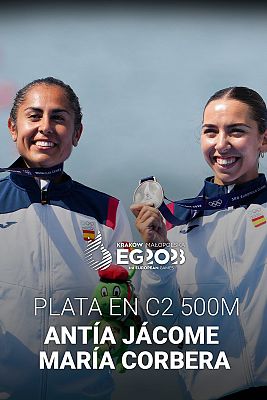 Juegos Europeos | Antía Jácome y María Corbera, plata