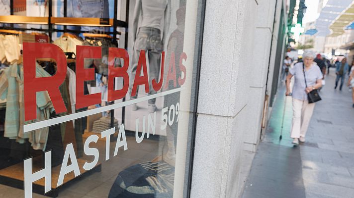 Telediario 1 - Arrancan las rebajas de verano