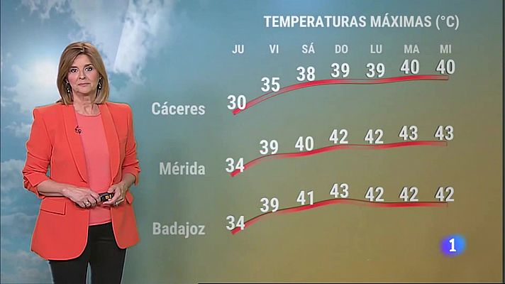 El tiempo en Extremadura - 22/06/2023