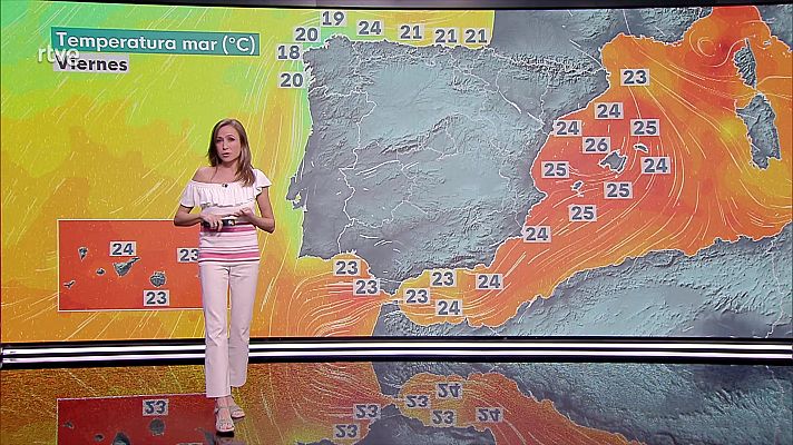 Chubascos y tormentas localmente fuertes de madrugada en el Cantábrico oriental y norte de Navarra