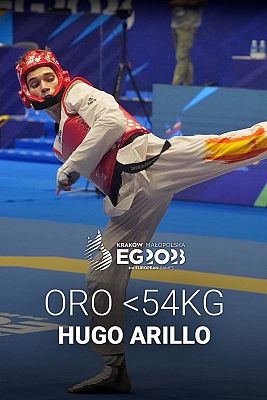 Hugo Arillo consigue la medalla de oro en Taekwondo -54kg