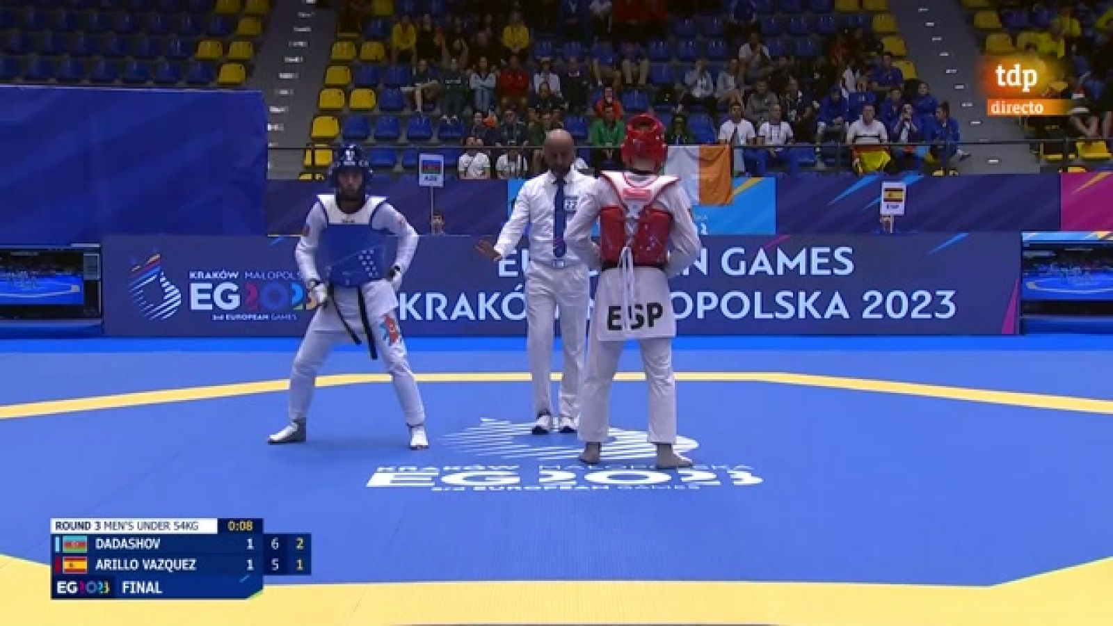 Hugo Arillo consigue la medalla de oro en Taekwondo -54kg