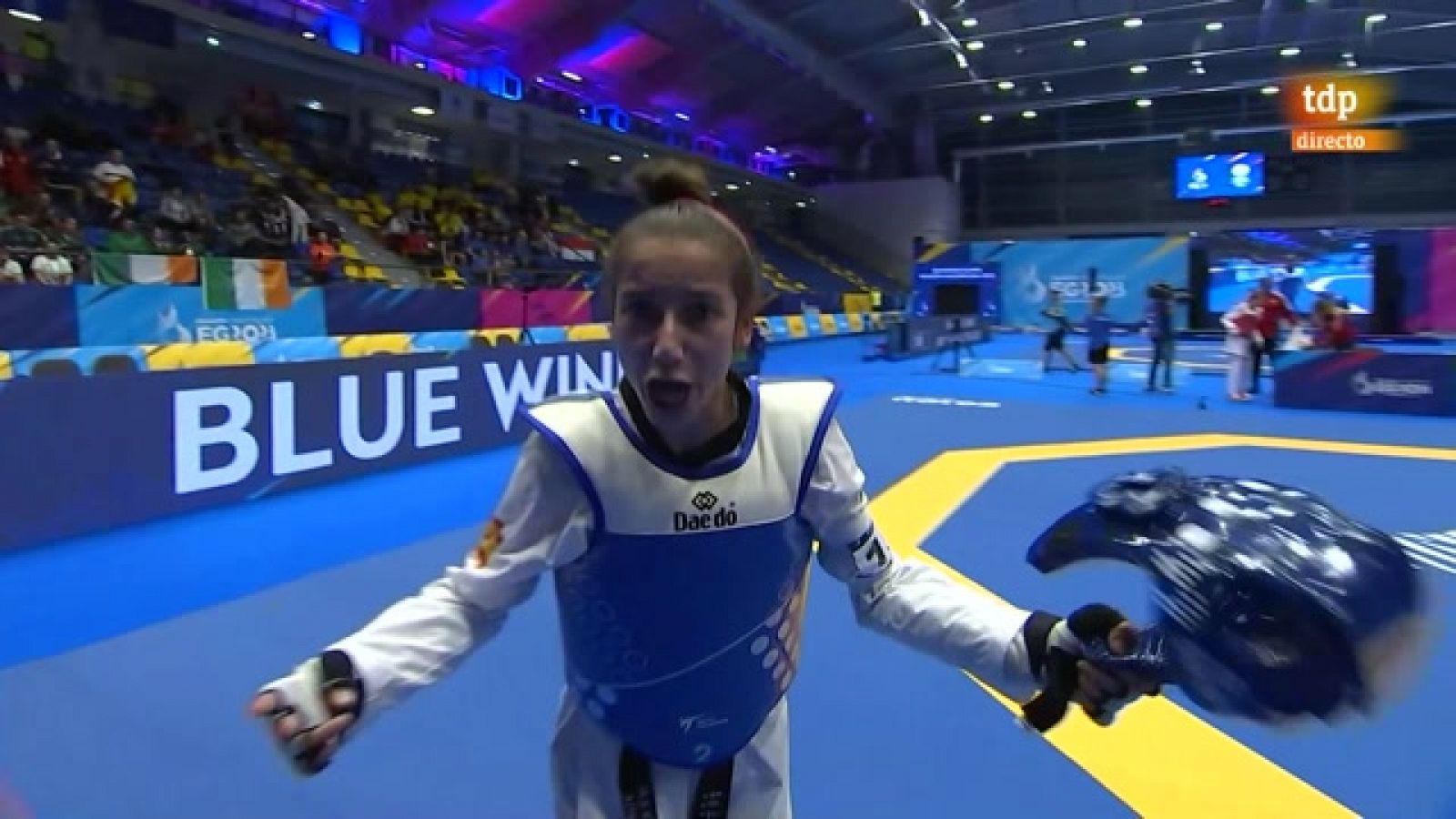 La taekwondista Adriana Cerezo, oro en los Juegos Europeos