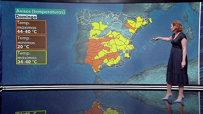 Temperaturas significativamente elevadas en el cuadrante suroccidental, valle del Ebro, interior de Asturias, sur de Galicia y Ampurdán - ver ahora