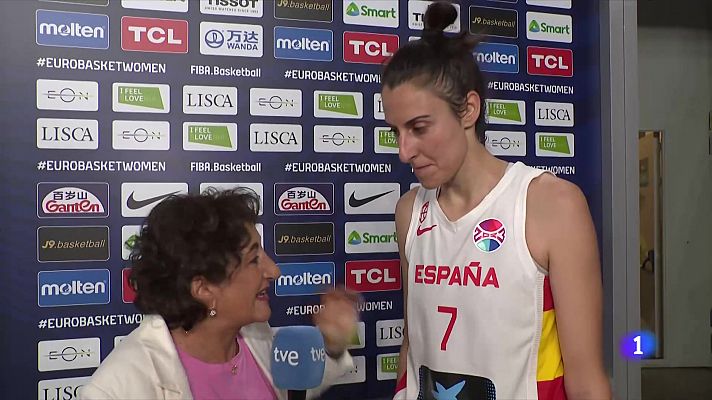 Telediario Fin de Semana - Alba Torrens: ''Estamos aquí por el equipo, y mañana estará unido para intentar ganar''