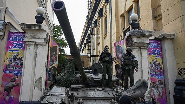 Telediario Fin de Semana - La rebelión militar en Rusia: el mayor desafío a Putin de los últimos años