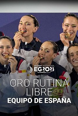 Natación - España cierra con su tercer oro en la final de equipo libre unos brillantes Juegos Europeos en natación artística