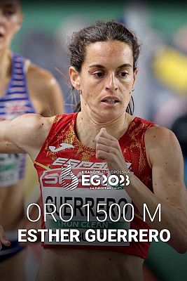 Esther Guerrero, oro en 1500m con un final ajustadísimo 