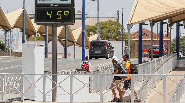 Continúan o suben las altas temperaturas pero bajan en el norte y este peninsular    