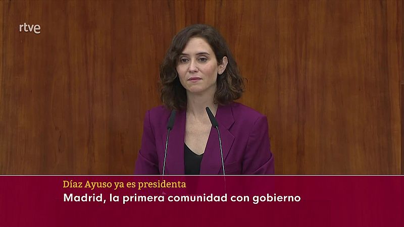 Parlamento - Otros parlamentos - Ayuso, investida presidenta de la Comunidad de Madrid - 24/06/2023