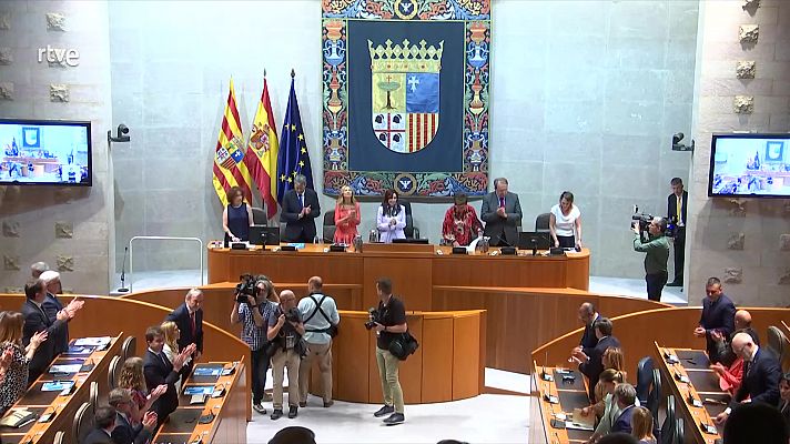 El parlamento aragonés, presidido por VOX