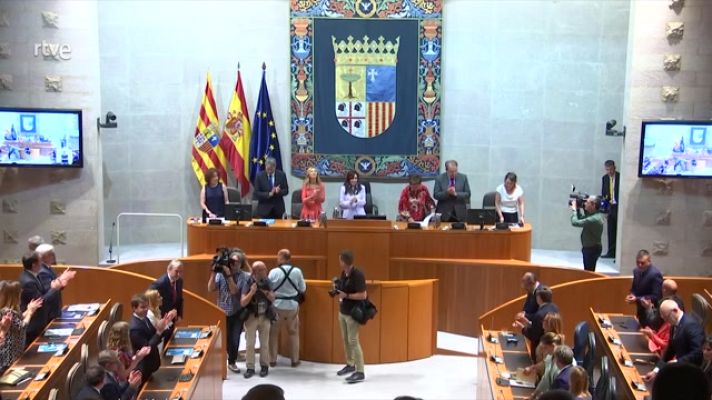 Parlamento - El parlamento aragonés, presidido por VOX