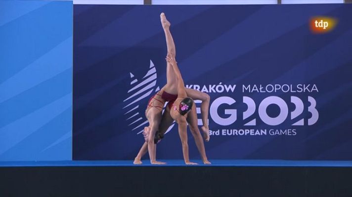 Natación artística. Final Dúo libre