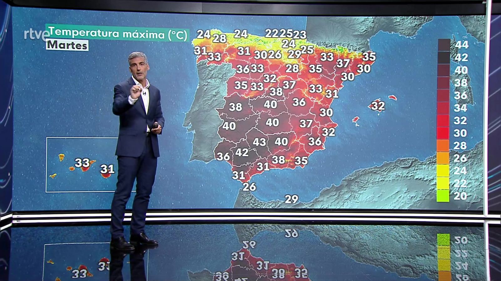 El tiempo: Temperaturas significativamente elevadas en la mitad sur y en el nordeste peninsular | RTVE Play