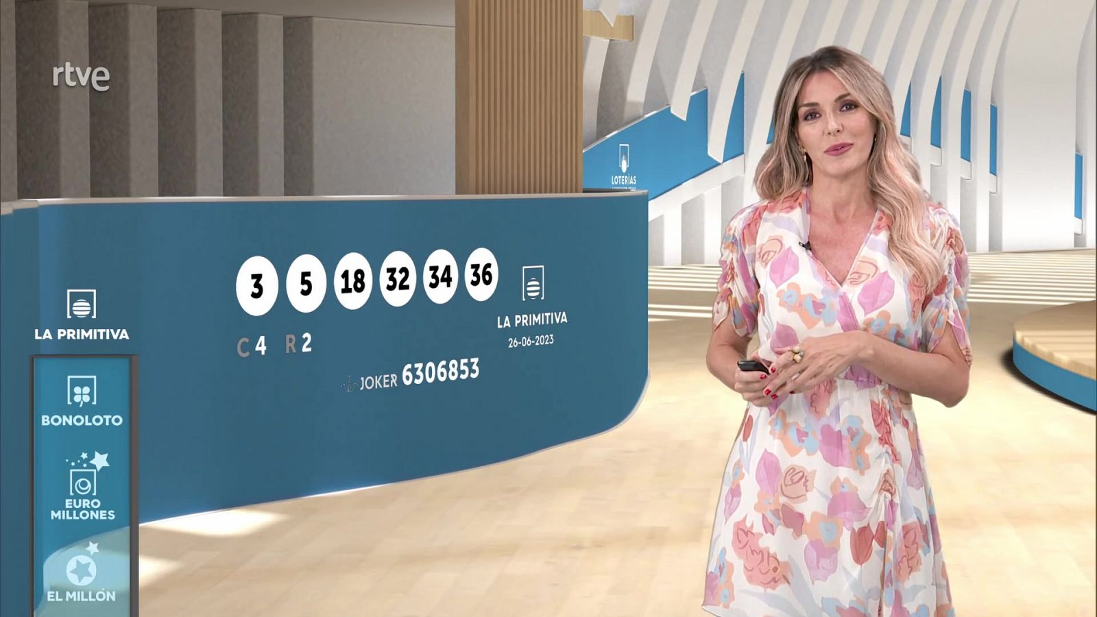 Loterías: Sorteo de la Bonoloto y Primitiva del 26/06/2023 | RTVE Play