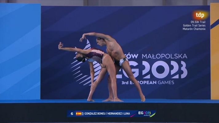 Natación artística. Final Duo mixto