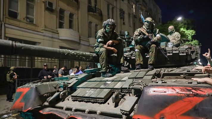 Telediario 2 - El futuro del grupo Wagner tras su rebelión militar en Rusia