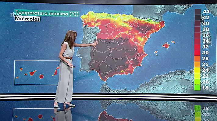 Tormentas localmente fuertes en Pirineos orientales