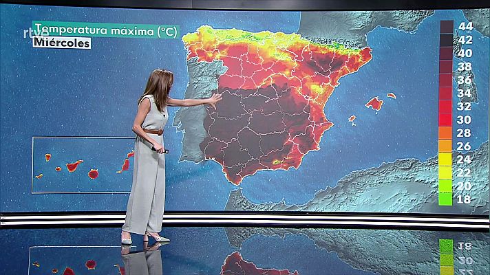 El tiempo - Tormentas localmente fuertes en Pirineos orientales