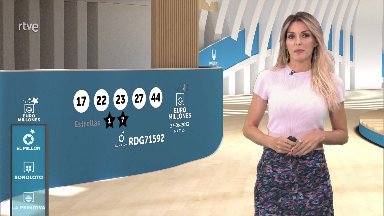 Loterías: Sorteo de la Bonoloto y Euromillones del 27/06/2023 | RTVE Play