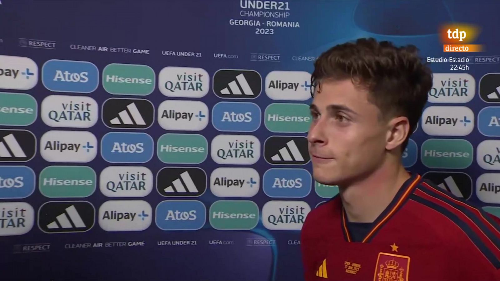 Europeo sub 21 | Riquelme habla sobre su gol anulado ante Ucrania - Estudio Estadio | Ver