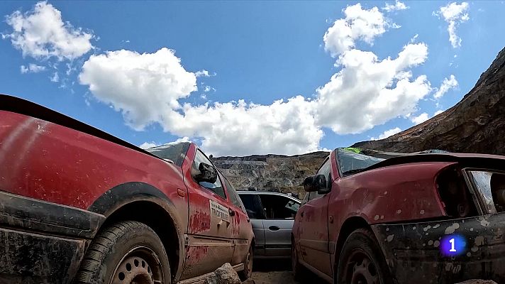 Telediario 1 - Verstappen demuestra que es humano en una exhibición ante Tsunoda