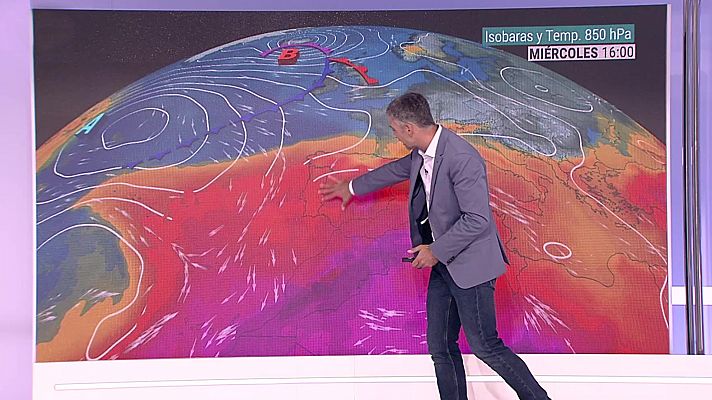 Posibilidad de tormentas localmente fuertes en el sur del sistema Ibérico y Pirineo catalán