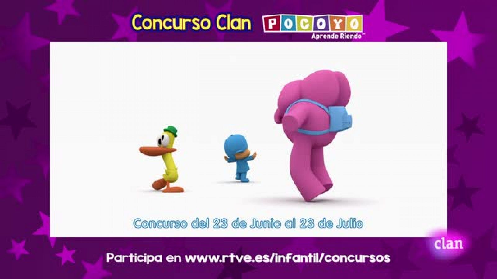 Concurso Pocoyó. 16 de junio