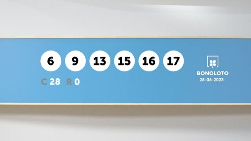 Sorteo de la Lotería Bonoloto del 28/06/2023 - Ver ahora