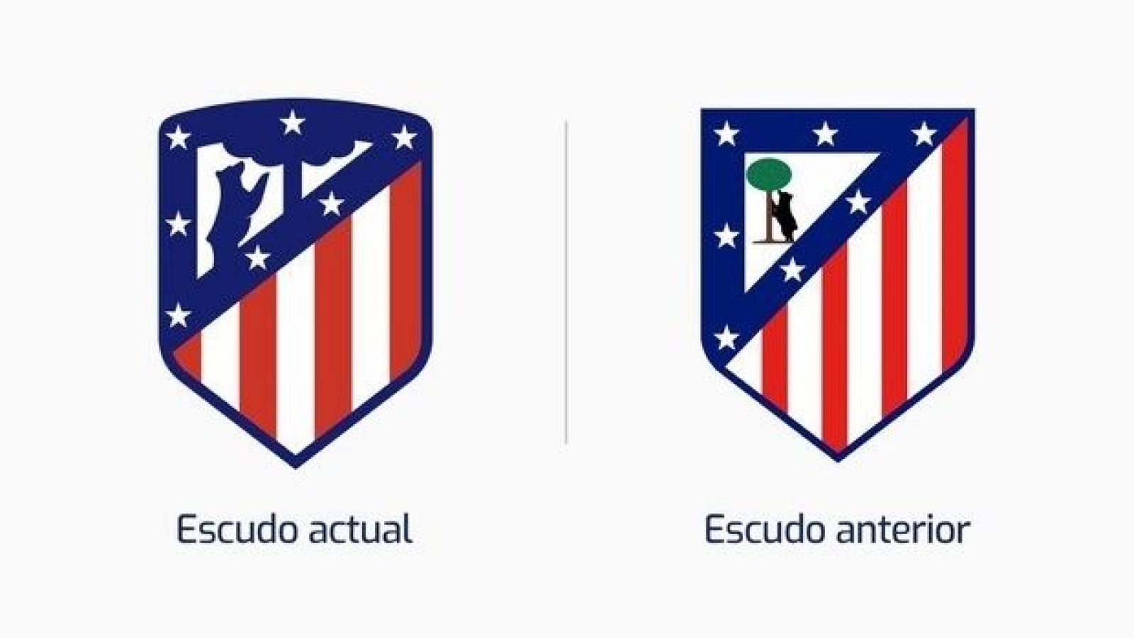 El Atlético arranca la votación vinculante para decidir si se vuelve al antiguo escudo  