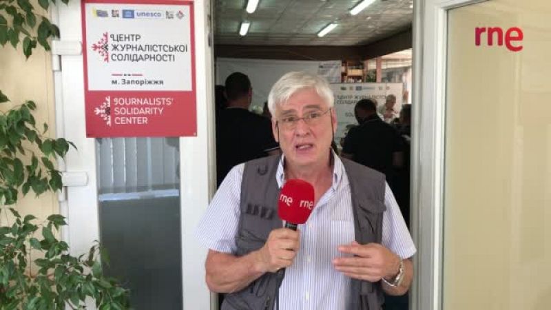 Radio 5 Actualidad - En Zaporiyia, explican a los periodistas cómo actuar ante un accidente nuclear - Escuchar ahora