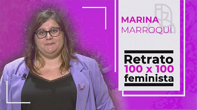 Retrato 100 x 100 feminista: Marina Marroquí