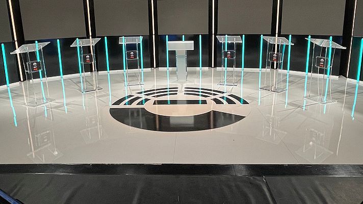 Telediario 1 - RTVE celebrará un debate con Sánchez, Abascal y Díaz