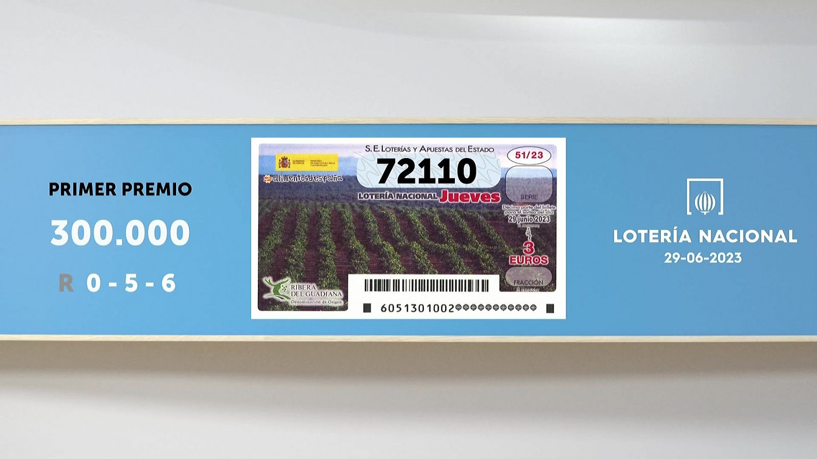 Sorteo de la Lotería Nacional del 29/06/2023 - Ver ahora