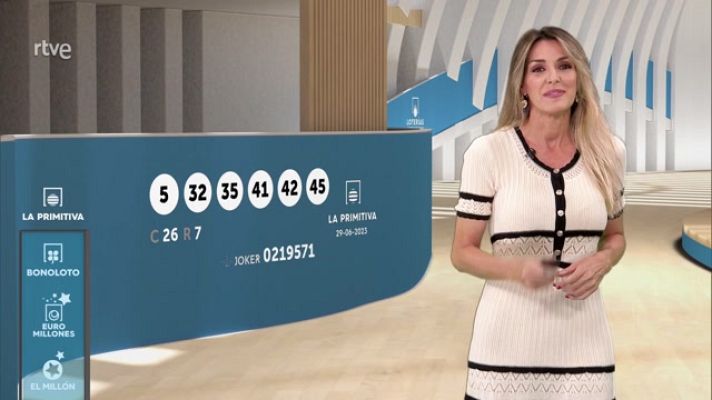 Loterías - Sorteo de la Lotería Nacional, Bonoloto, Primitiva y Jóker del 29/06/2023
