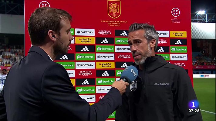 Telediario Matinal - Vilda: "Las 29 jugadoras están preparadas para venir al Mundial, pero solo pueden venir 23"