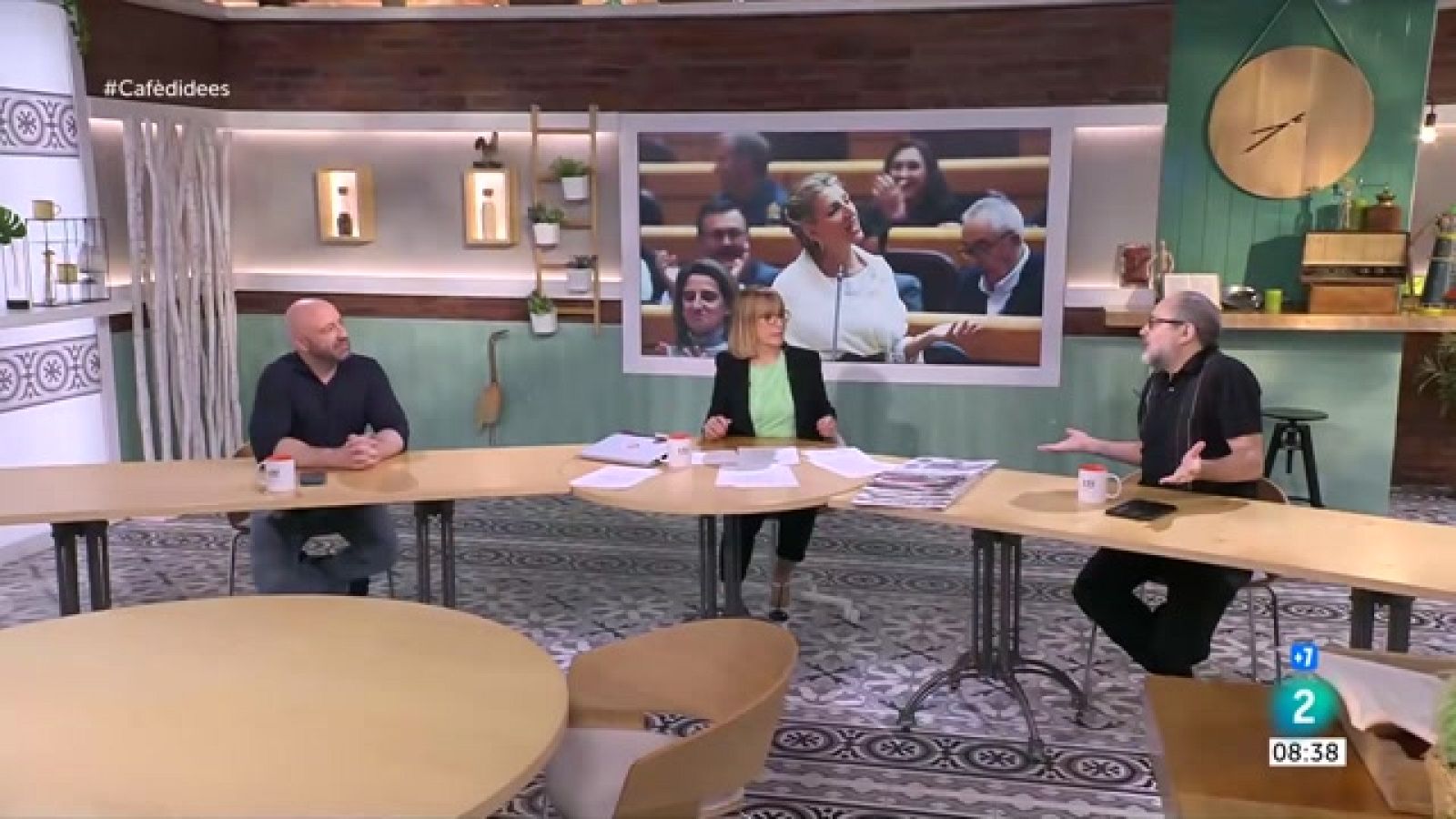 Aina Vidal, José Manuel Rua i Indiana Jones