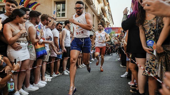Telediario 1 - El negocio detrás del Orgullo Gay, un impacto de 445 millones de euros solo en Madrid