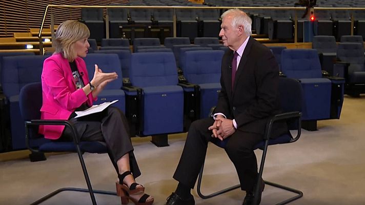 Telediario 2 - Josep Borrell: "España seguro que va a impulsar la adhesión de Ucrania a la Unión Europea"