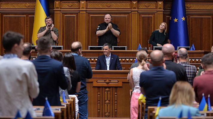 Intervención completa de Pedro Sánchez en la Rada Suprema de Ucrania