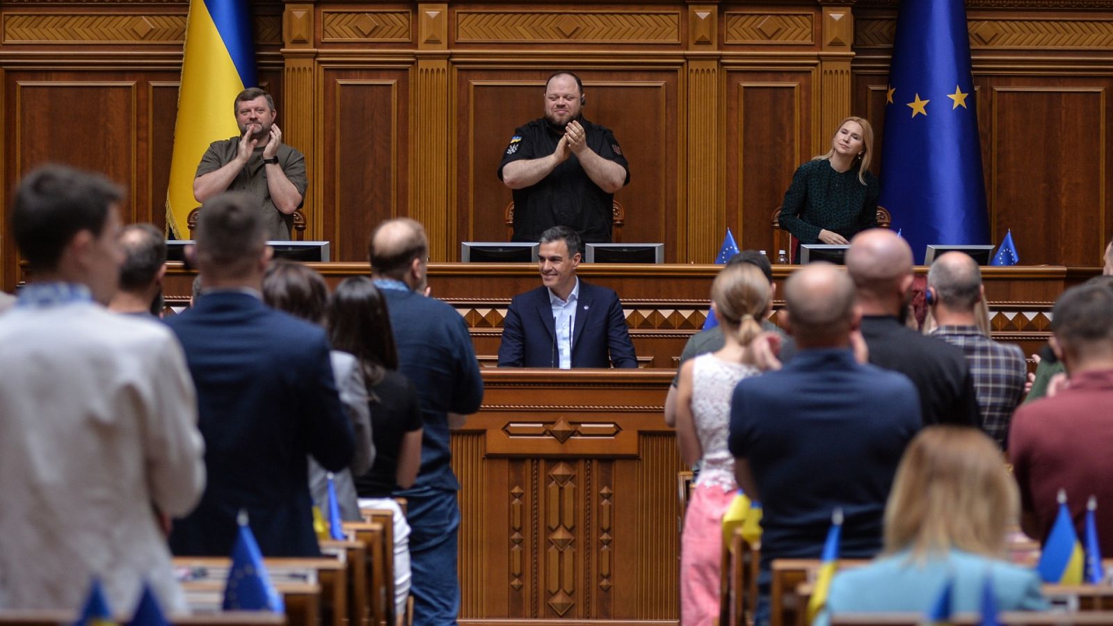 Intervención completa de Pedro Sánchez en la Rada Suprema de Ucrania