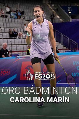 Carolina Marín, oro en bádminton en los European Games