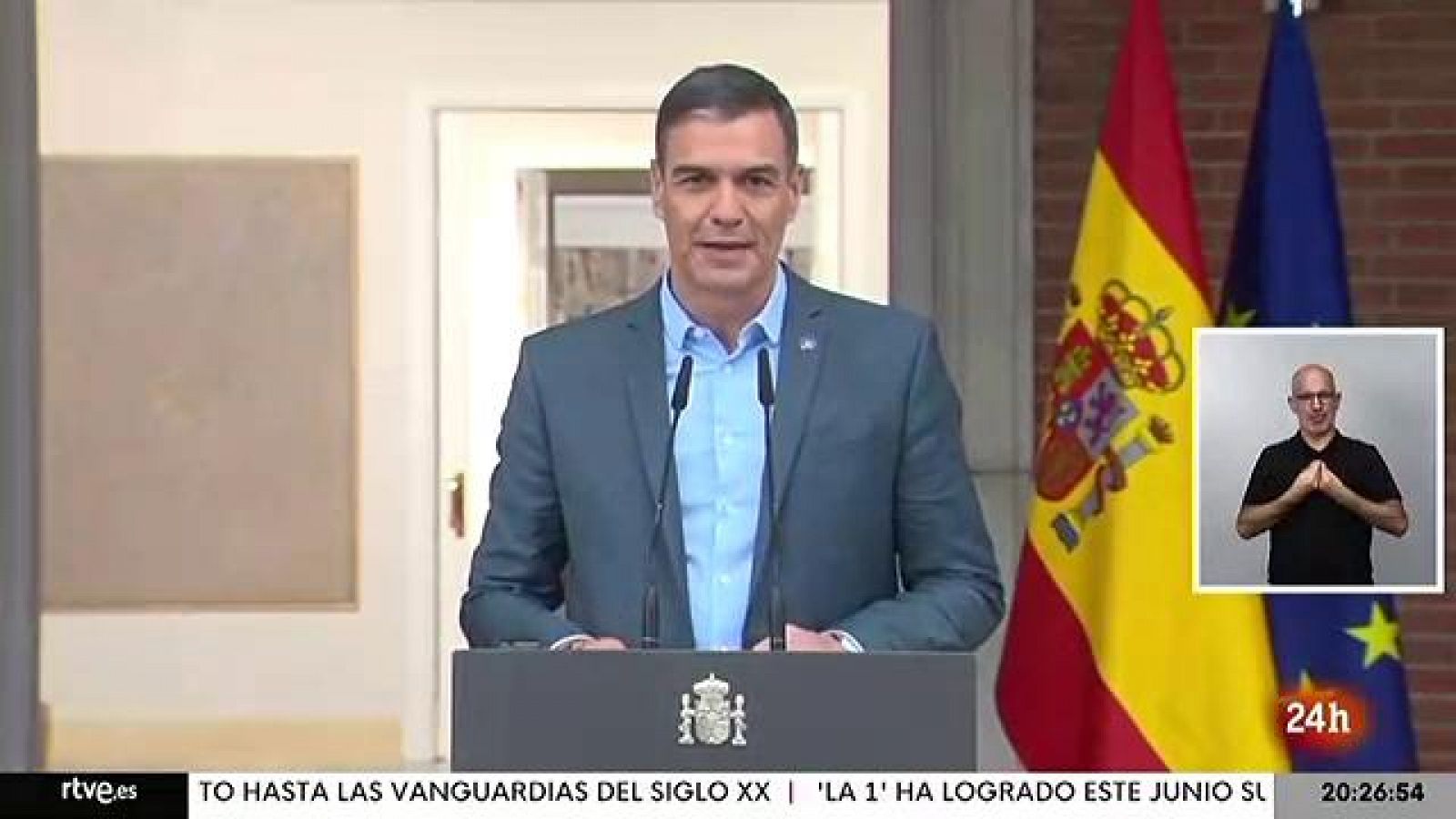 Sánchez dice que España "estará a la altura de las circunstancias" en la presidencia de la UE y reitera apoyo a Ucrania - Fin de semana 24h | Ver