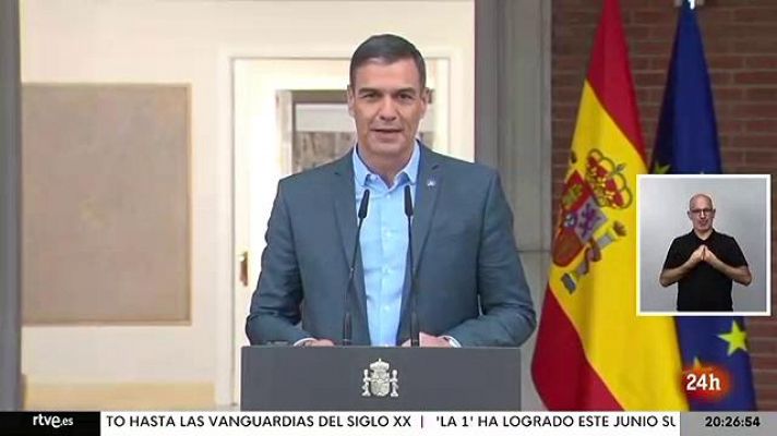 Sánchez dice que España "estará a la altura de las circunstancias" en la presidencia de la UE y reitera apoyo a Ucrania