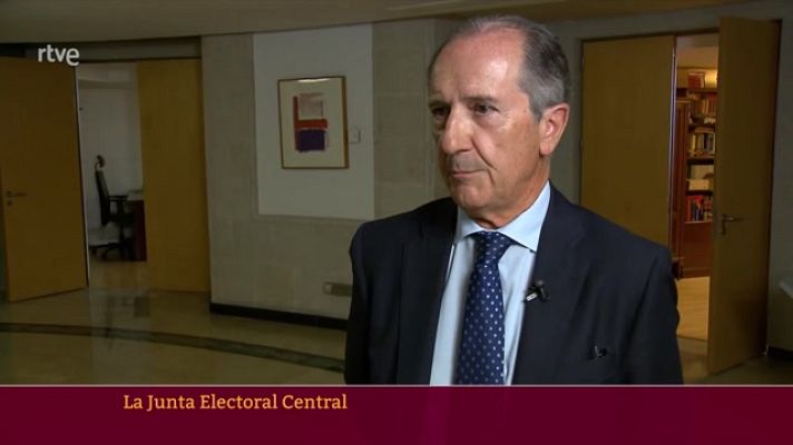 Parlamento - Miguel Colmenero, presidente de la Junta Electoral Central