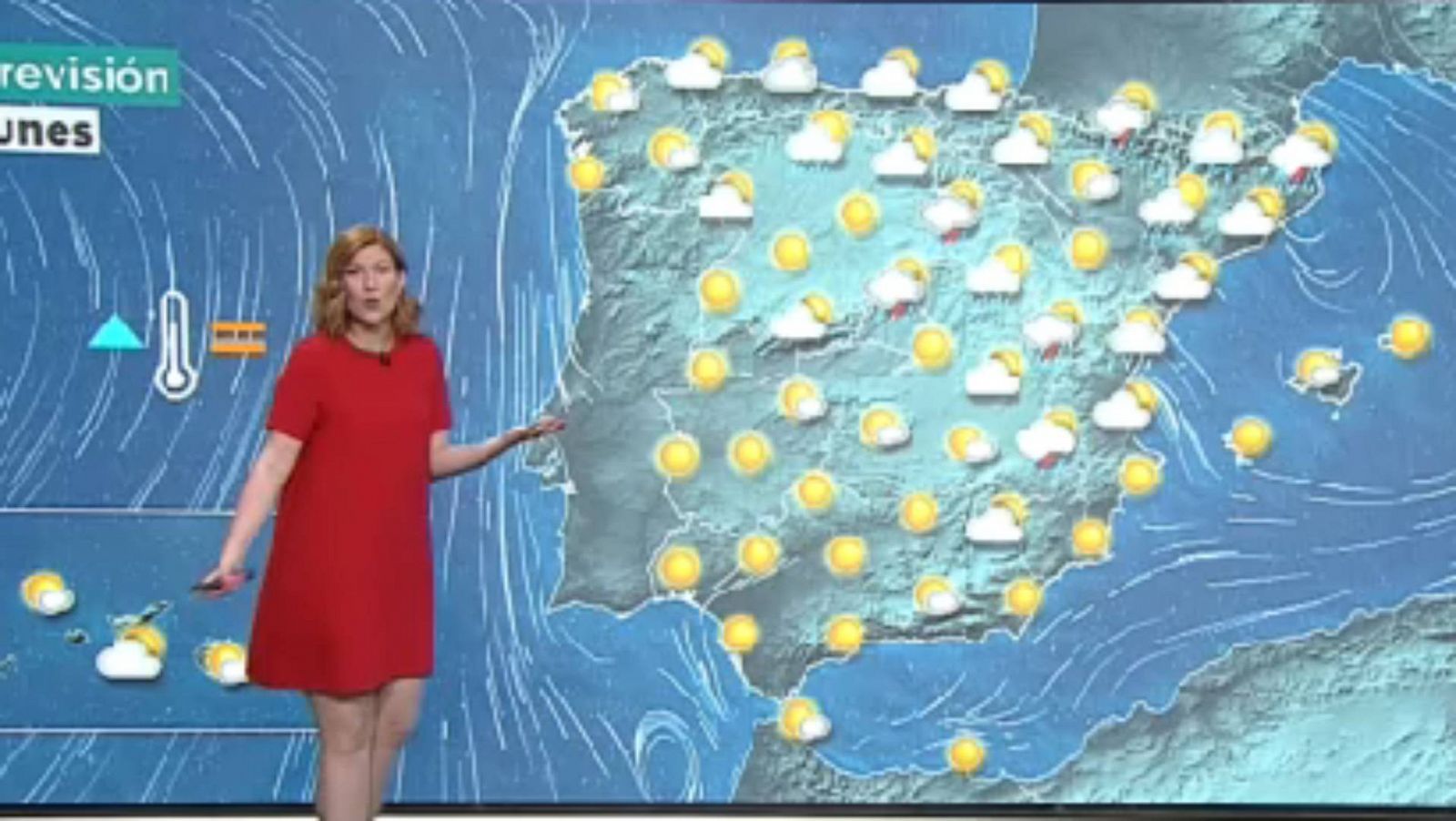 El mes de julio comienza con temperaturas normales y tormentas