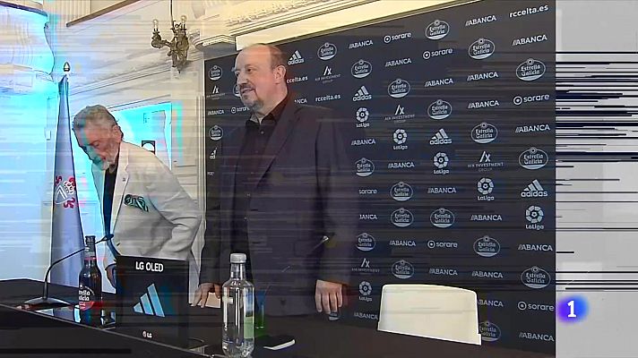 Rafa Benítez, presentado con el Celta: "Trataré de mejorar a Gabri Veiga"