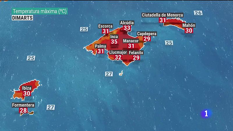 El temps a les Illes Balears - 03/07/23 - Veure ara