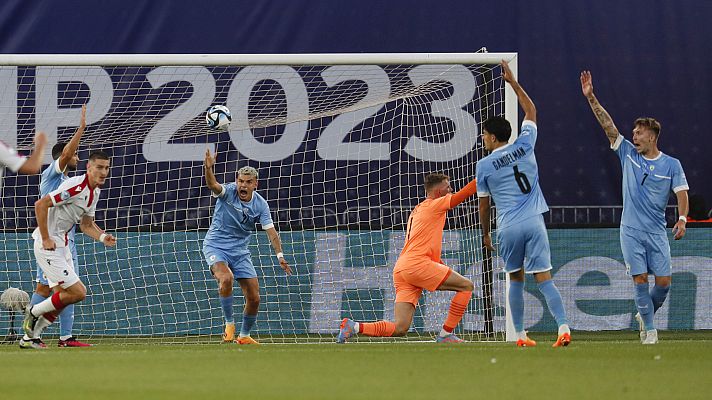 Fútbol - Campeonato de Europa Sub-21: Georgia - Israel